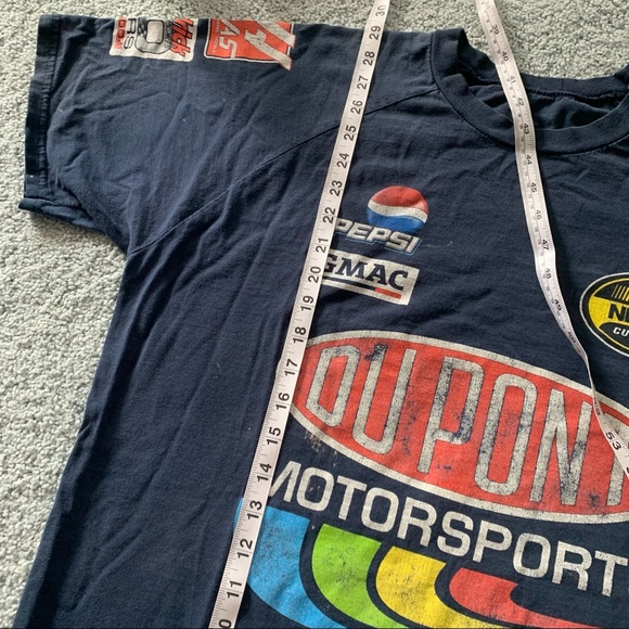 Vintage Y2k distressed racing tee - Picture 3 of 4